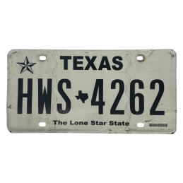 Texas poznávací značka