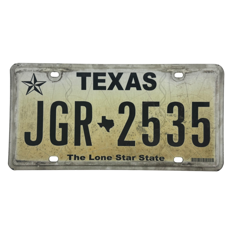 Texas poznávací značka Texas poznávací značka