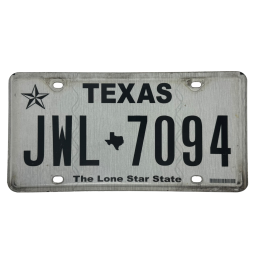 Texas poznávací značka