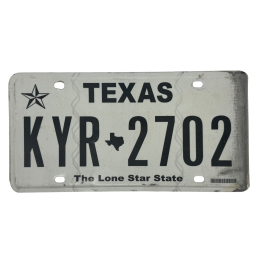 Texas poznávací značka