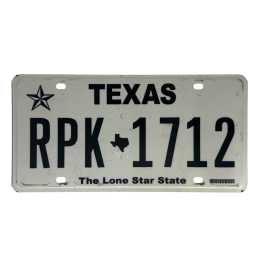 Texas poznávací značka