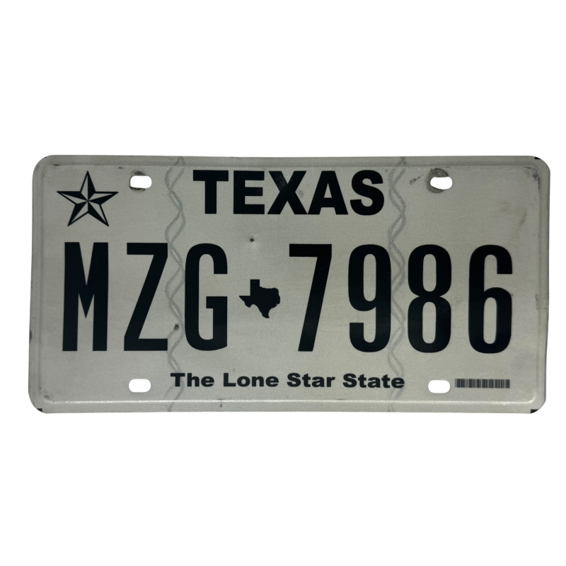Texas poznávací značka