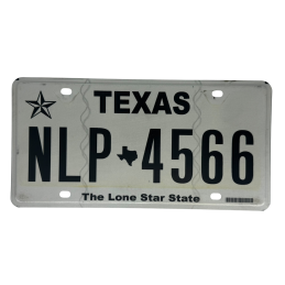 Texas poznávací značka