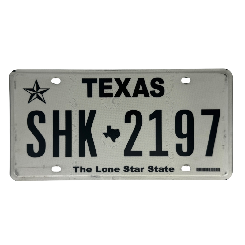 Texas poznávací značka Texas poznávací značka