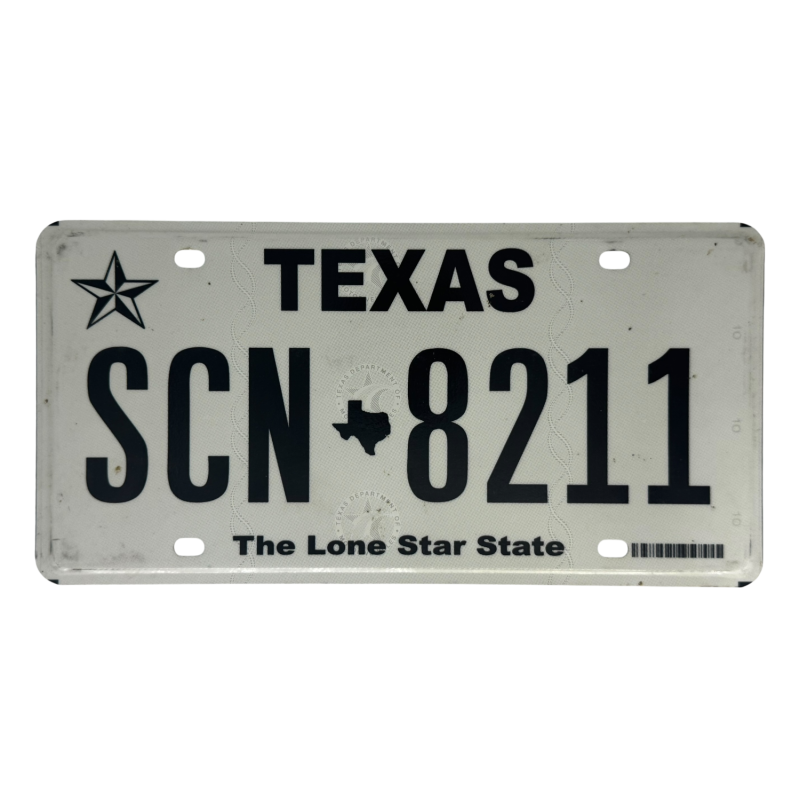 Texas poznávací značka