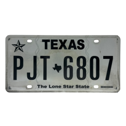 Texas poznávací značka