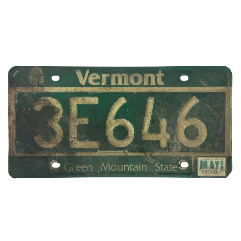 Vermont poznávací značka Vermont poznávací značka