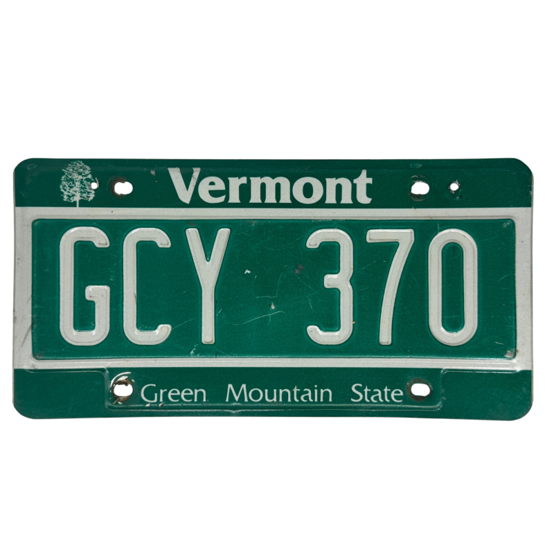 Vermont poznávací značka Vermont poznávací značka