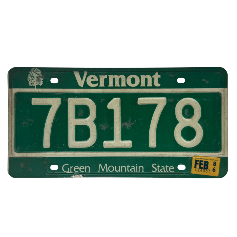 Vermont poznávací značka Vermont poznávací značka