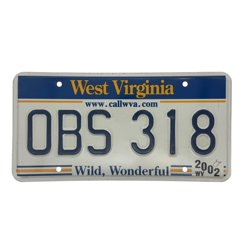 West Virginia poznávací značka West Virginia poznávací značka