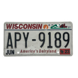 Wisconsin poznávací značka