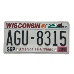 Wisconsin poznávací značka