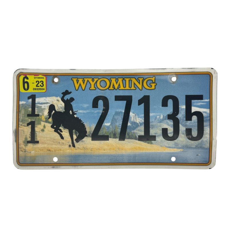 Wyoming poznávací značka Wyoming poznávací značka