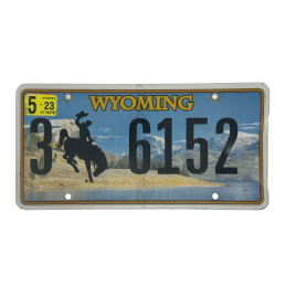 Wyoming poznávací značka