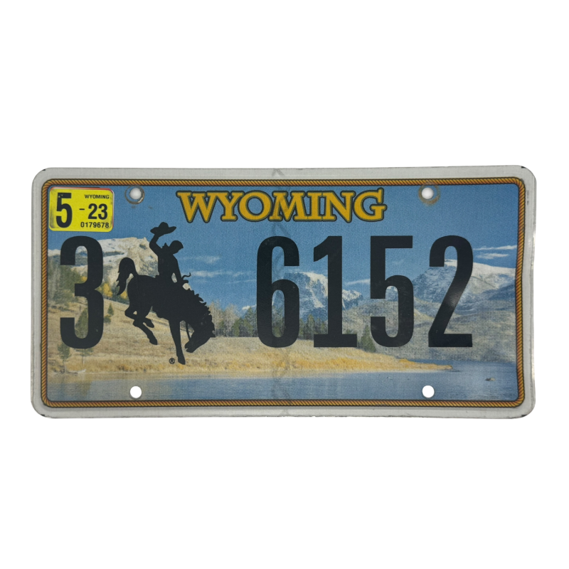 Wyoming poznávací značka Wyoming poznávací značka
