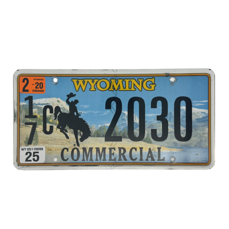 Wyoming poznávací značka Wyoming poznávací značka