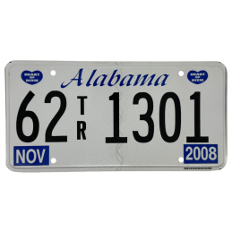 Alabama poznávací značka