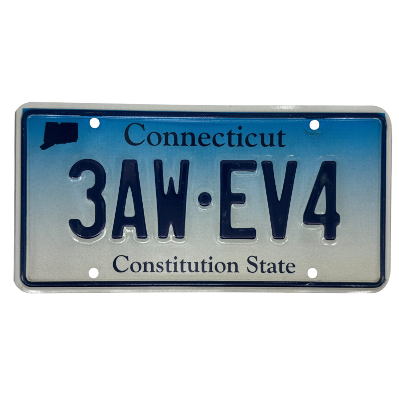 S poznávací značka Connecticut
