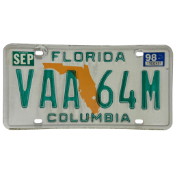 Florida poznávací značka