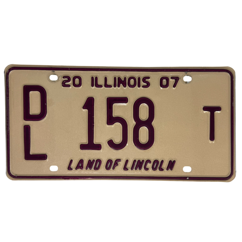 Illinois poznávací značka Illinois poznávací značka