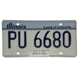 Illinois poznávací značka