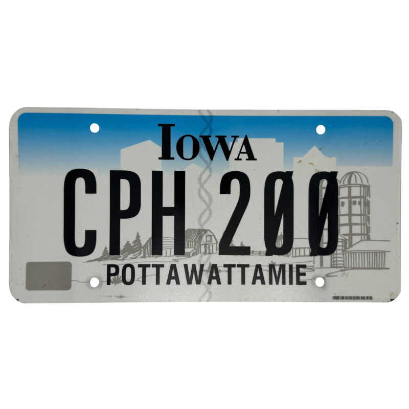 Iowa poznávací značka Iowa poznávací značka