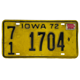 Iowa poznávací značka