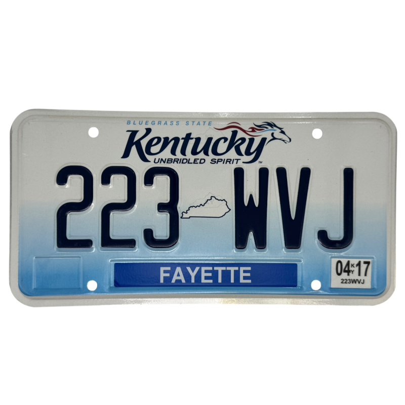Kentucky poznávací značka Kentucky poznávací značka