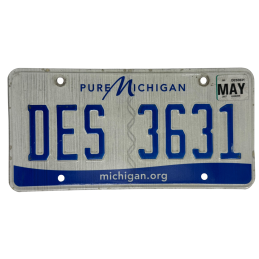 Michigan poznávací značka