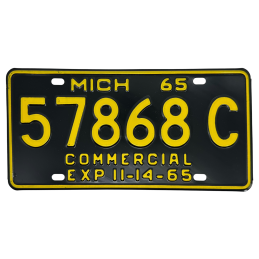 Michigan poznávací značka