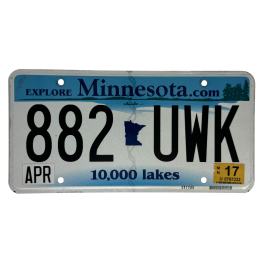 Minnesota poznávací značka