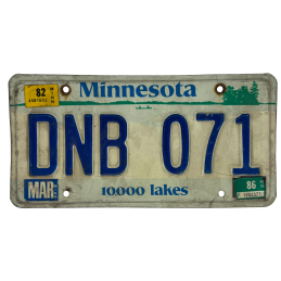 Minnesota poznávací značka