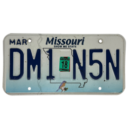 Missouri poznávací značka