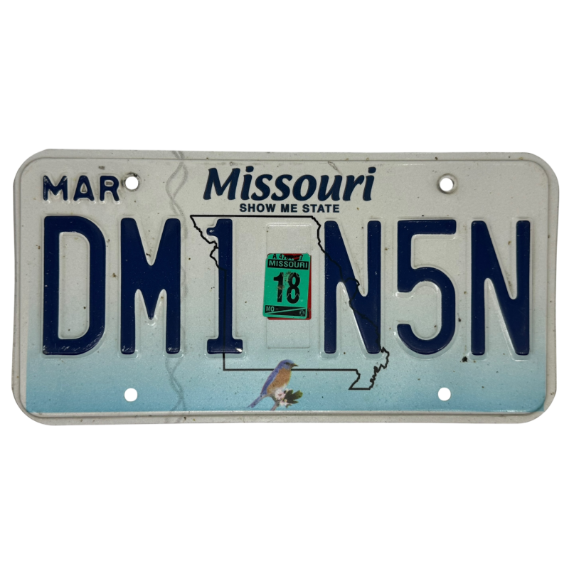 Missouri poznávací značka Missouri poznávací značka