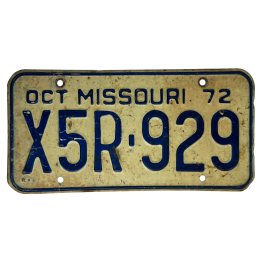 Missouri poznávací značka