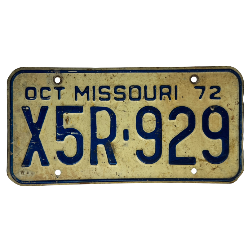 Missouri poznávací značka Missouri poznávací značka
