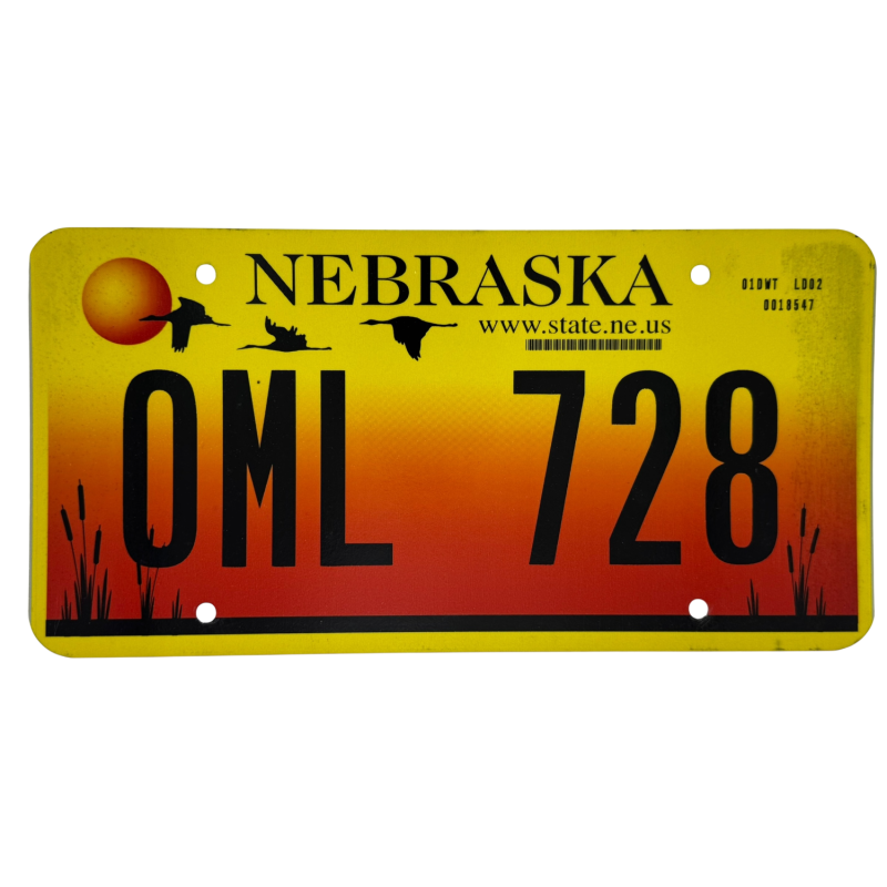 Nebraska poznávací značka Nebraska poznávací značka
