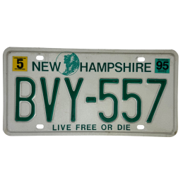 New Hampshire poznávací značka