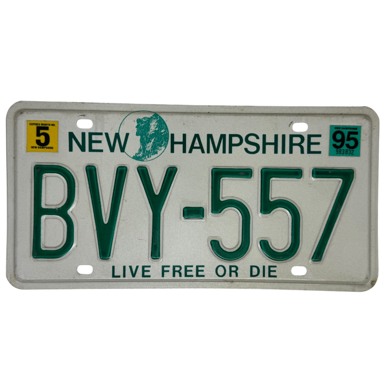 New Hampshire poznávací značka New Hampshire poznávací značka