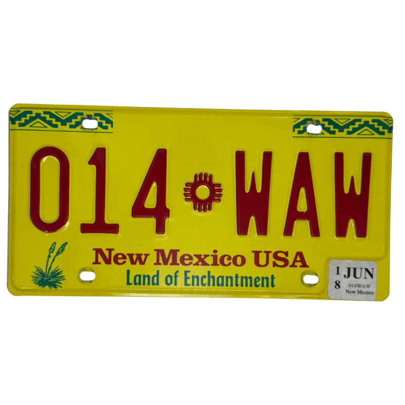 New Mexico poznávací značka New Mexico poznávací značka
