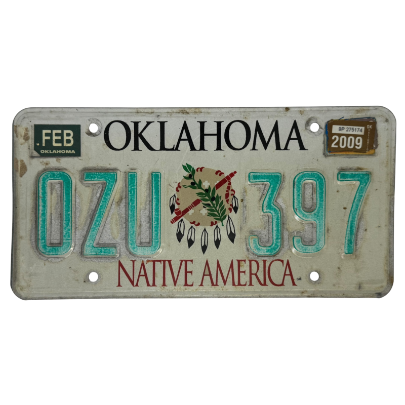Oklahoma poznávací značka Oklahoma poznávací značka