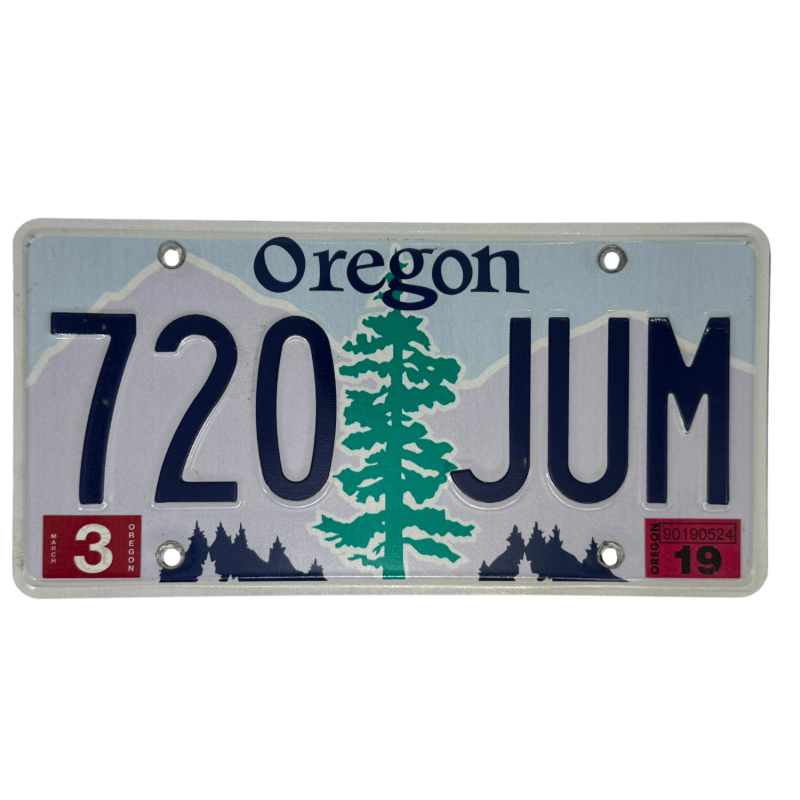 Oregon poznávací značka Oregon poznávací značka