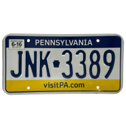 Pennsylvania poznávací značka