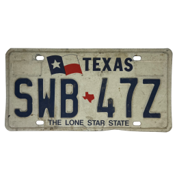Texas poznávací značka