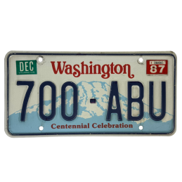 Washington poznávací značka