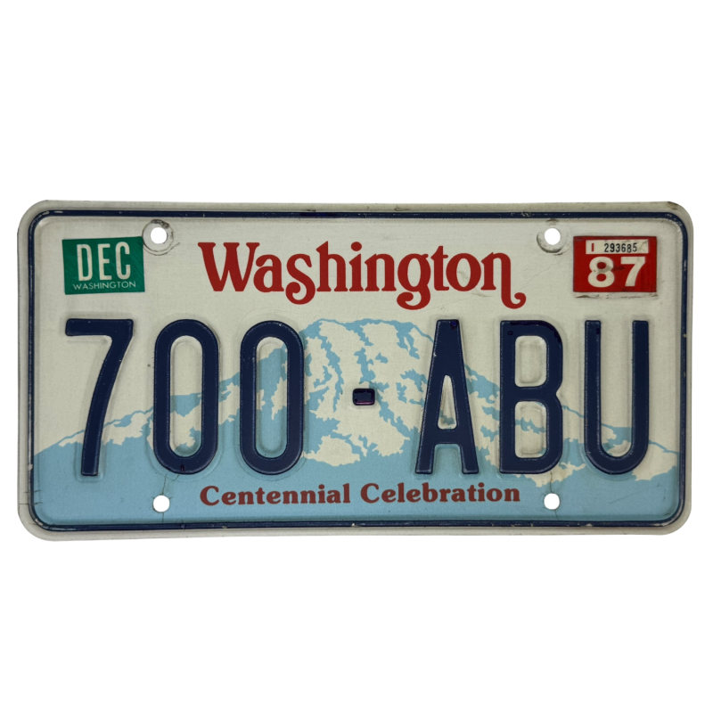 Washington poznávací značka Washington poznávací značka
