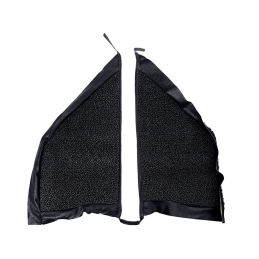 Boční koberec do prahu, černý 65-66