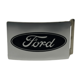 Spona na opasek Ford – Chromovaná Classic Oval