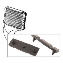 Měděný chladič gumy (nižší) velký chladič (24") 67