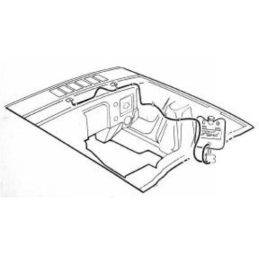 Sada pryžových hadic ostřikovače + rozdělovač 67-68